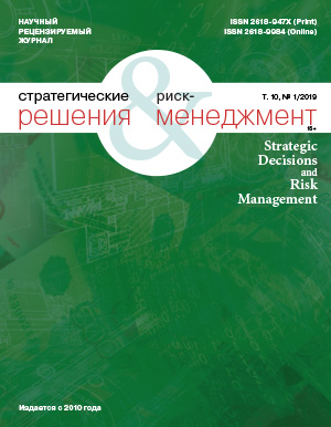 Strategic Decisions and Risk Management